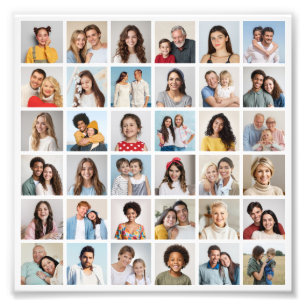 Erstellen Sie Ihre eigene 36 Foto Collage Foto Erw