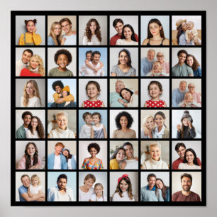 Erstellen Sie Ihre eigene 36-Foto-Collage Poster