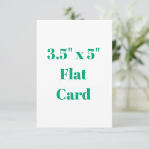 Erstellen Sie Ihre eigene 3,5" x 5" Flachkarte