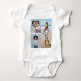Erstellen Sie Ihre eigene 3 FotoCollage Baby Strampler