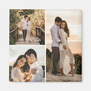 Erstellen Sie Ihre eigene 3 FotoCollage Magnet