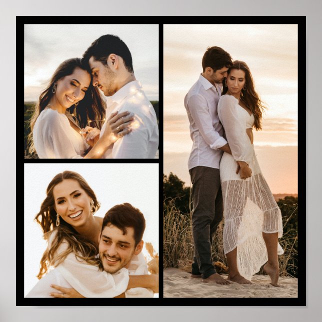 Erstellen Sie Ihre eigene 3 FotoCollage Poster (Vorne)
