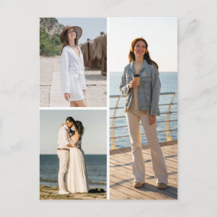 Erstellen Sie Ihre eigene 3 FotoCollage Postkarte