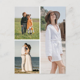 Erstellen Sie Ihre eigene 3 FotoCollage Postkarte