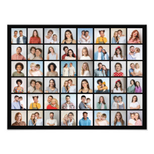 Erstellen Sie Ihre eigene 48-Foto-Collage-Fotoverg Fotodruck