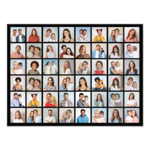 Erstellen Sie Ihre eigene 48-Foto-Collage-Fotoverg Fotodruck