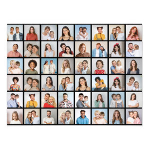 Erstellen Sie Ihre eigene 48-Foto-Collage-Fotoverg Fotodruck
