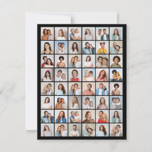 Erstellen Sie Ihre eigene 48-Foto-Collage Karte