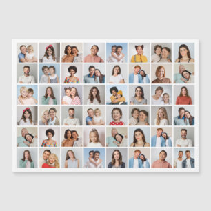 Erstellen Sie Ihre eigene 48-Foto-Collage-Magnetka Magnetkarte