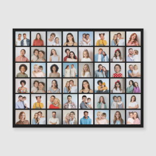 Erstellen Sie Ihre eigene 48-Foto-Collage-Magnetka Magnetkarte