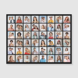 Erstellen Sie Ihre eigene 48-Foto-Collage-Magnetka Magnetkarte
