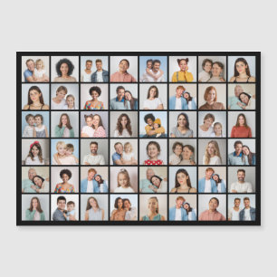 Erstellen Sie Ihre eigene 48-Foto-Collage-Magnetka Magnetkarte
