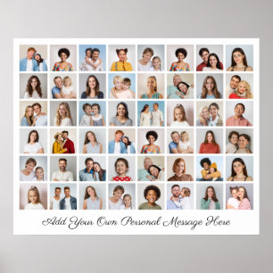 Erstellen Sie Ihre eigene 48-Foto-Collage mit Ihre Poster