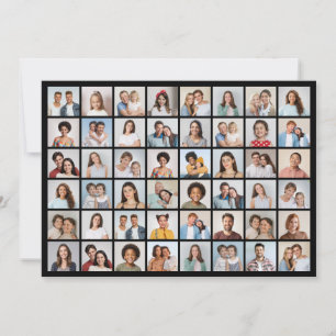 Erstellen Sie Ihre eigene 48-Foto-Collage Mitteilungskarte