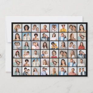 Erstellen Sie Ihre eigene 48-Foto-Collage Mitteilungskarte
