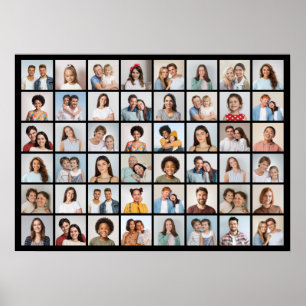 Erstellen Sie Ihre eigene 48-Foto-Collage Poster