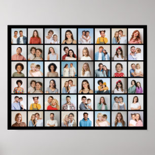 Erstellen Sie Ihre eigene 48-Foto-Collage Poster