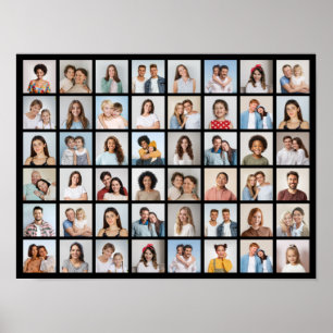 Erstellen Sie Ihre eigene 48-Foto-Collage Poster