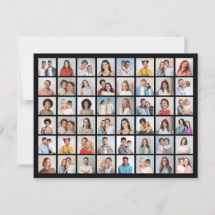 Erstellen Sie Ihre eigene 48-Foto-Collage Postkarte