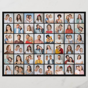 Erstellen Sie Ihre eigene 48 FotoCollage Flyer