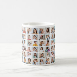 Erstellen Sie Ihre eigene 48 FotoCollage Kaffeetasse