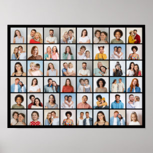 Erstellen Sie Ihre eigene 48 FotoCollage Poster