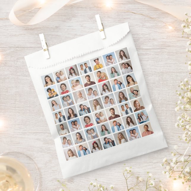 Erstellen Sie Ihre eigene 49-Foto-Collage Geschenktütchen (Ausgeschnitten)