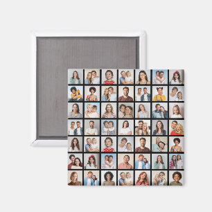 Erstellen Sie Ihre eigene 49-Foto-Collage Magnet