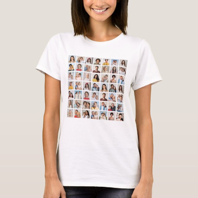 Erstellen Sie Ihre eigene 49 FotoCollage T-Shirt (Vorderseite)