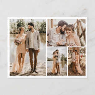Erstellen Sie Ihre eigene 4-Foto-Collage Postkarte