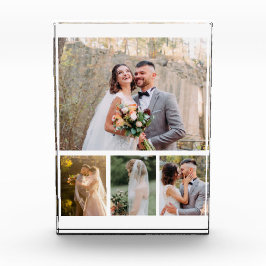 Erstellen Sie Ihre eigene 4-Foto-Hochzeitskollekti Fotoblock