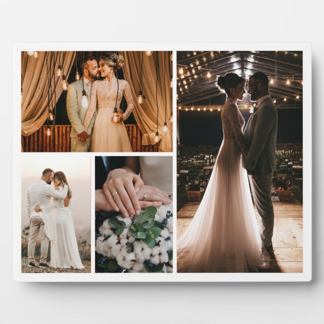 Erstellen Sie Ihre eigene 4-FotoCollage Fotoplatte (Vorderseite)