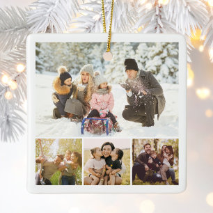 Erstellen Sie Ihre eigene 4-FotoCollage Keramikornament