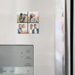 Erstellen Sie Ihre eigene 4-FotoCollage Magnet