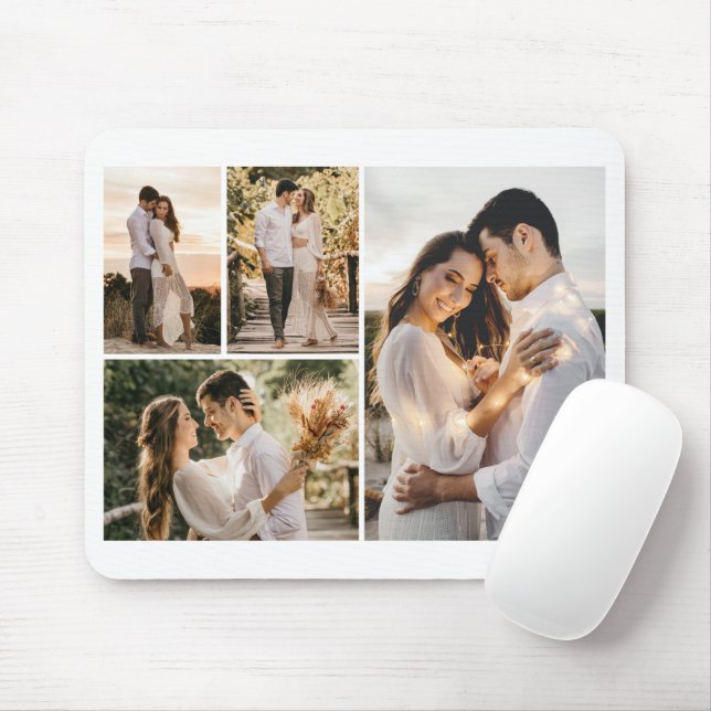Erstellen Sie Ihre eigene 4-FotoCollage Mousepad (Mit Mouse)