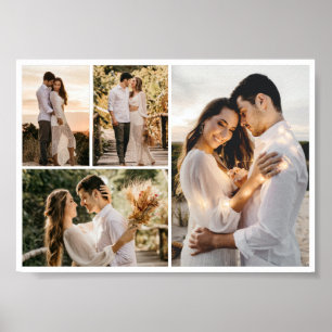 Erstellen Sie Ihre eigene 4-FotoCollage Poster