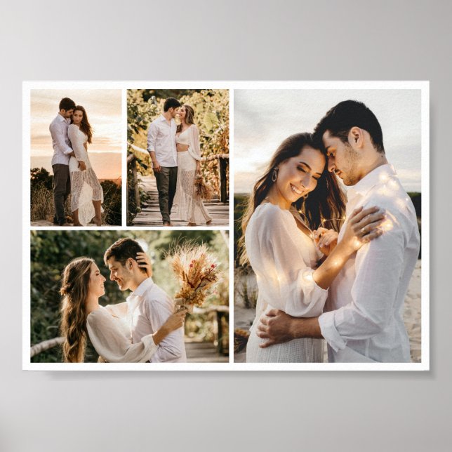 Erstellen Sie Ihre eigene 4-FotoCollage Poster (Vorne)