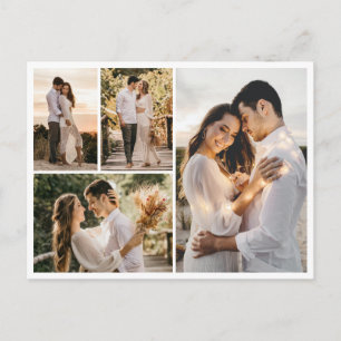 Erstellen Sie Ihre eigene 4-FotoCollage Postkarte