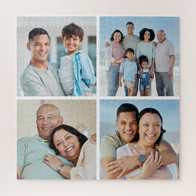 Erstellen Sie Ihre eigene 4-FotoCollage Puzzle (Vertikal)