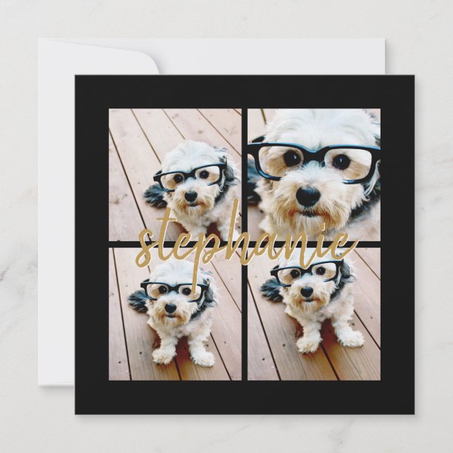 Erstellen Sie Ihre eigene 4 FotoCollage - Skriptna (Vorderseite)