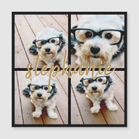 Erstellen Sie Ihre eigene 4 FotoCollage - Skriptna