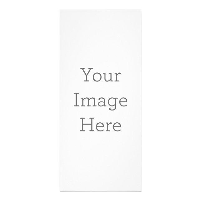 10,16cm x 22,86cm Werbekarte (Vorne)