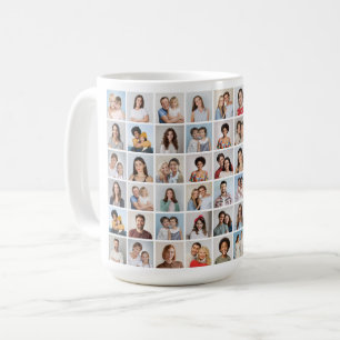 Erstellen Sie Ihre eigene 54 FotoCollage Kaffeetasse