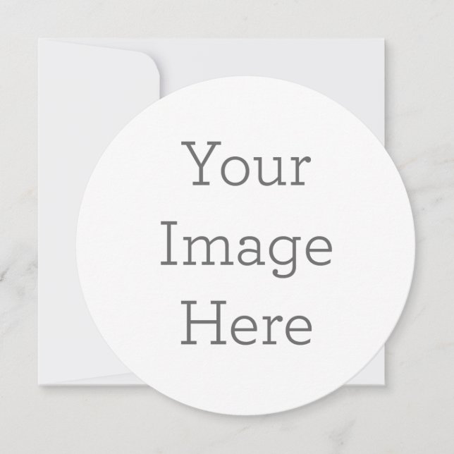 Erstellen Sie Ihre eigene 5.25" Circle Invitation Einladung (Vorderseite)