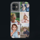 Erstellen Sie Ihre eigene 5 Foto Collage Chalkboar Case-Mate iPhone Hülle<br><div class="desc">Modernes Foto iPhone Gehäuse personalisiert mit 5 Bildern.</div>