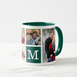 Erstellen Sie Ihre eigene 5-Foto-Collage mit monog Tasse