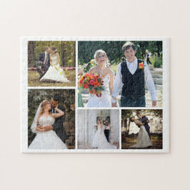 Erstellen Sie Ihre eigene 5-Foto-Hochzeitskollekti Puzzle
