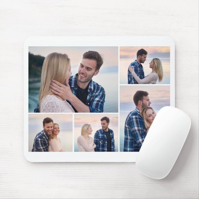 Erstellen Sie Ihre eigene 5-FotoCollage Mousepad (Mit Mouse)