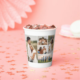 Erstellen Sie Ihre eigene 5-FotoCollage Pappbecher