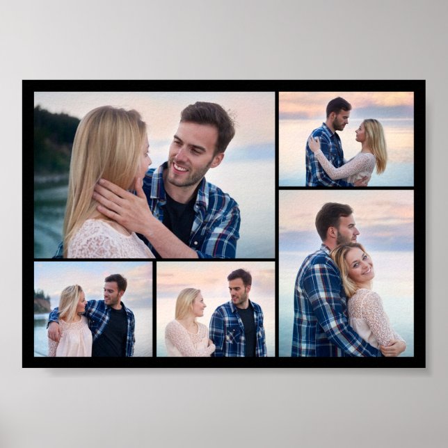 Erstellen Sie Ihre eigene 5-FotoCollage Poster (Vorne)